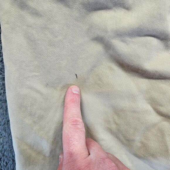 Polo by‎ Ralph Lauren Pants Mens 36x32 Beige Pleated Front Cuffed Chino - Picture 3 of 12